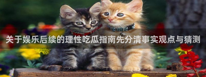 最新热门资讯：关于娱乐后续的理性吃瓜指南先分清事实观点与猜测