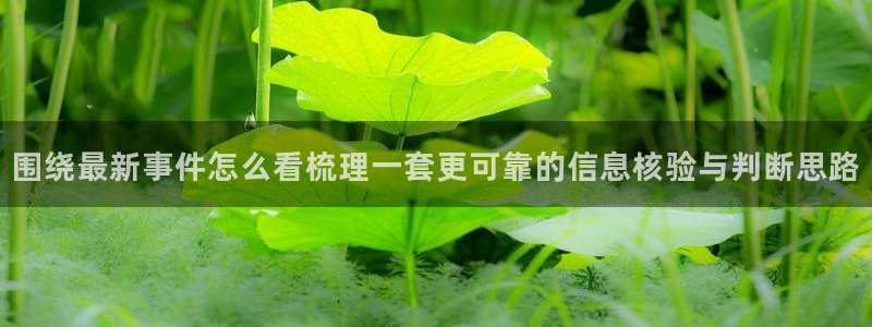 黑料爆料事件大全：围绕最新事件怎么看梳理一套更可靠的信息核验与判断思路